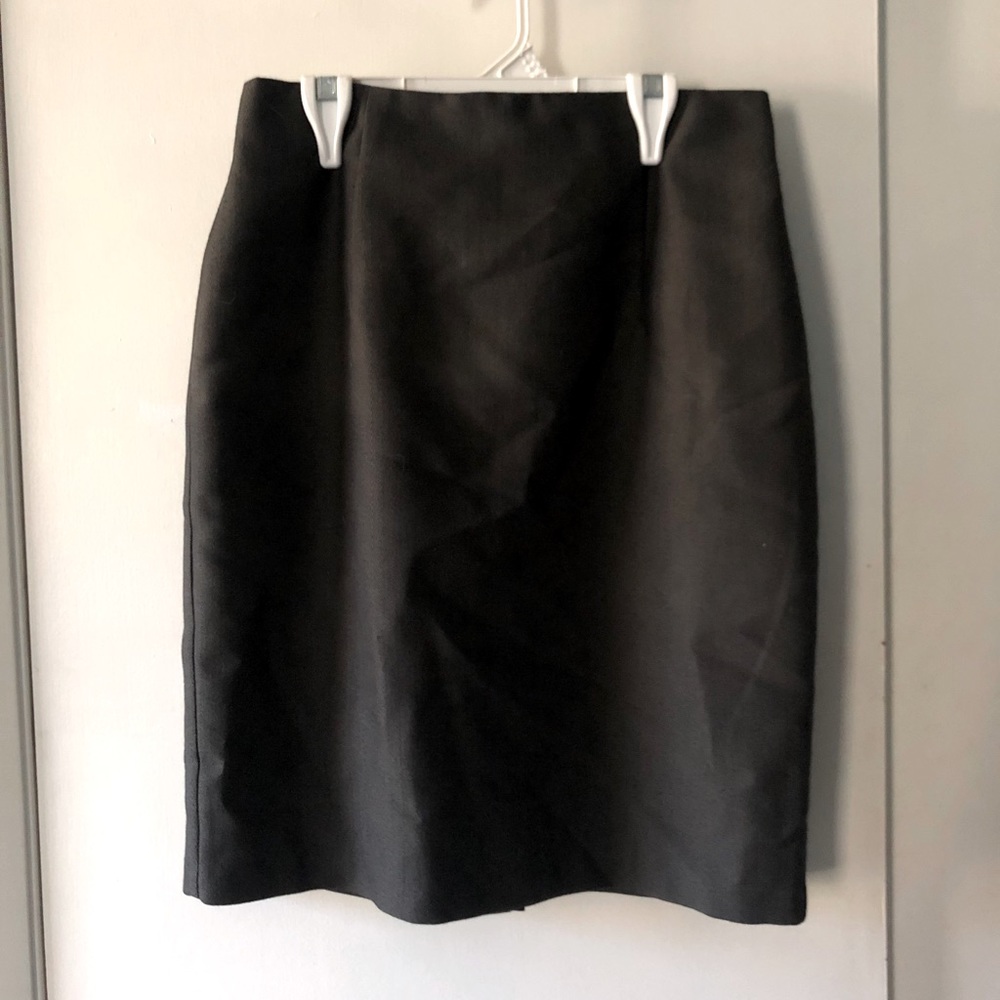 Dark Grey Pencil Skirt